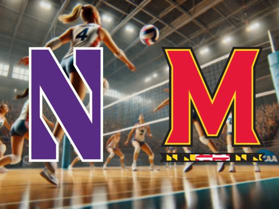Northwestern Wildcats at Maryland Terrapins Women's Volleyball